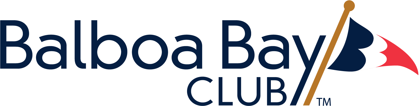 Logo del club della baia di Balboa